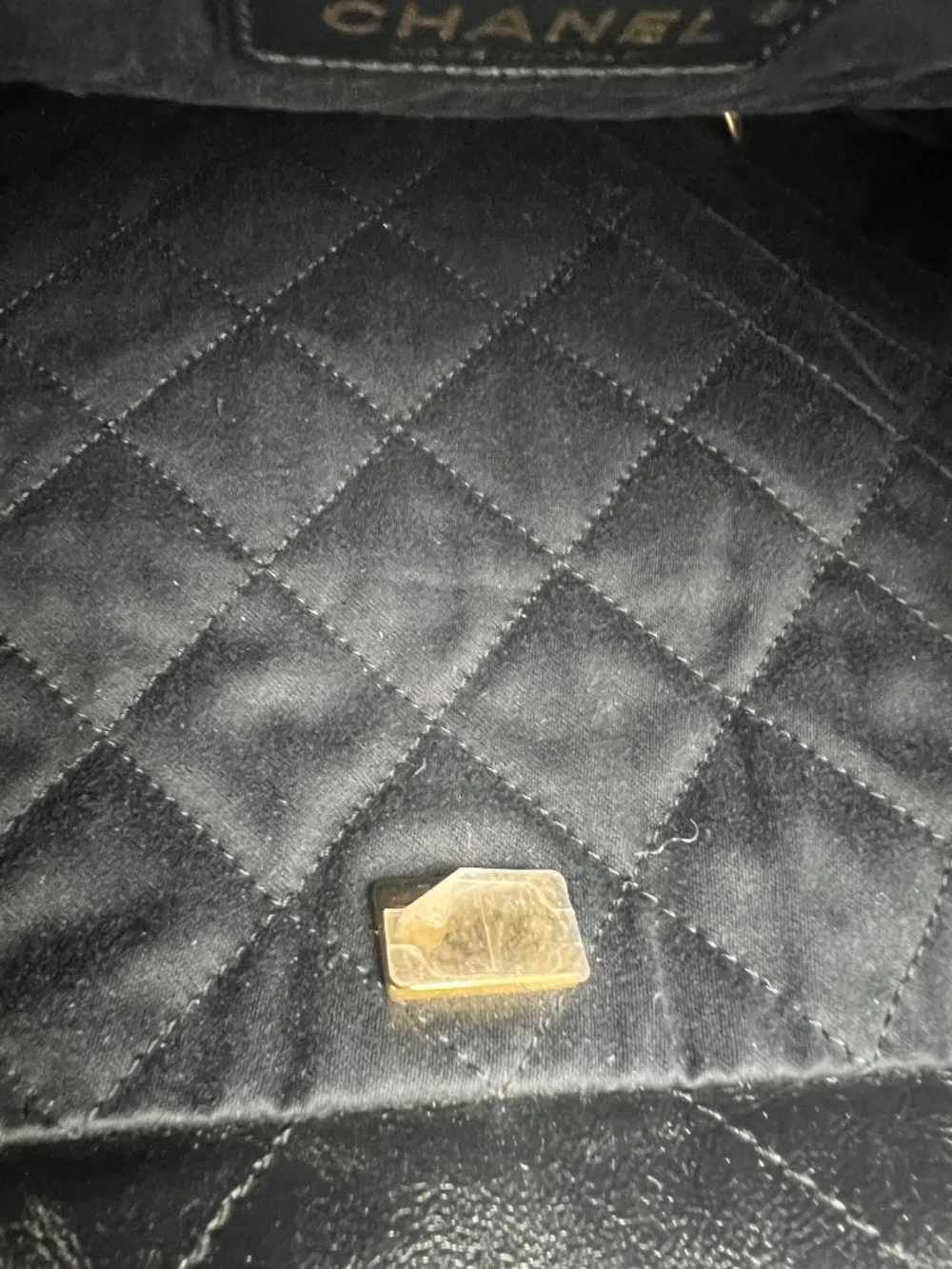 CHANEL Calfskin Quilted Chanel 22 Black